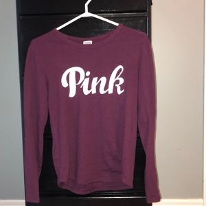 Pink long sleeve shirt